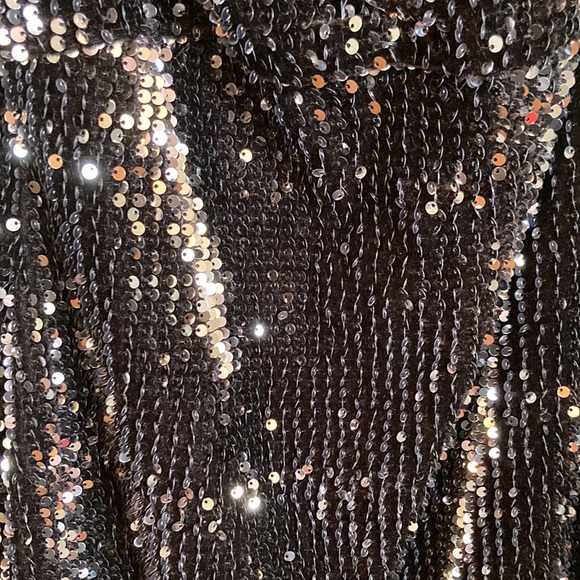 Zara sparkly black dress - Picture 3 of 8